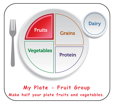 fruit food group my plate